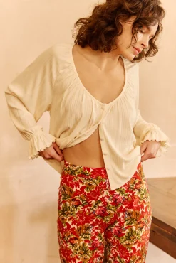 Ysé Blouse Pause café^ Les Hauts