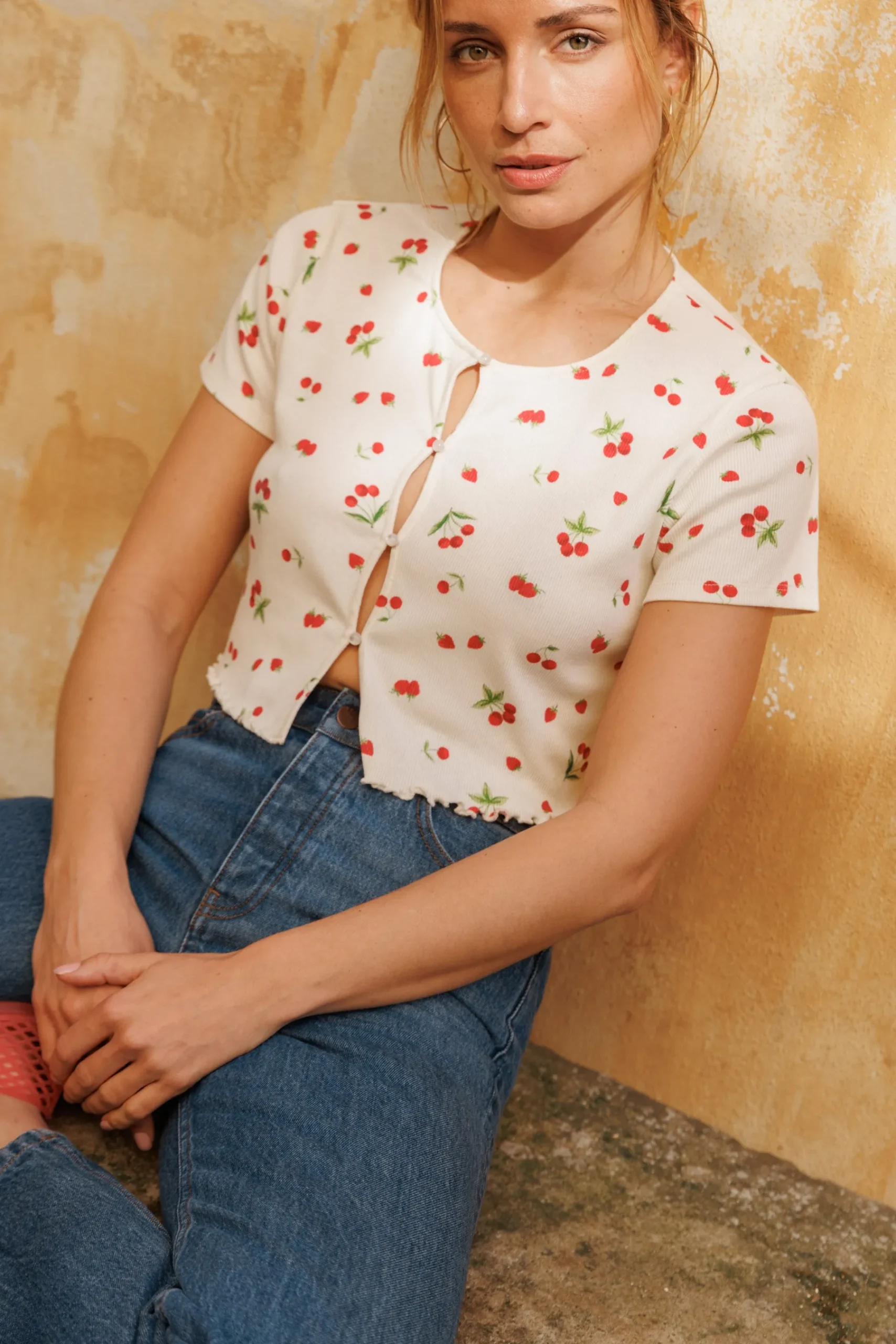 Ysé Crop top Allumette amoureuse^ Les Hauts|Les Pyjamas