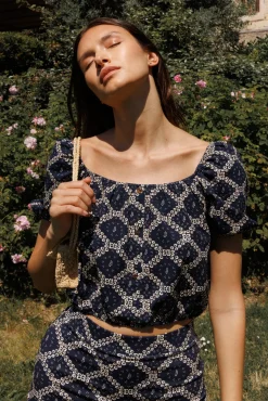 Ysé Crop top Dîner d'été^ Le Beachwear