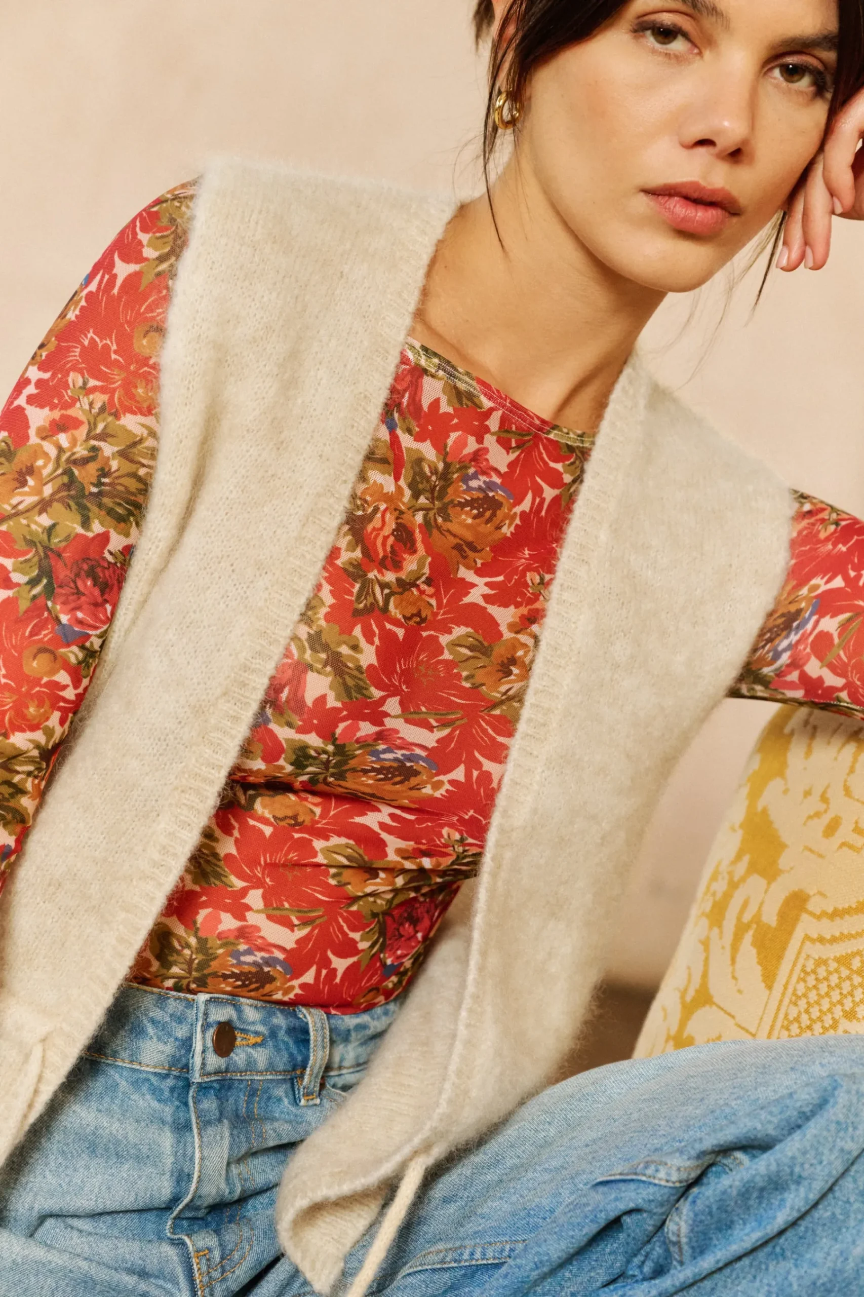 Ysé Gilet sans manches Au bord de l'océan^ Les Hauts|La Maille