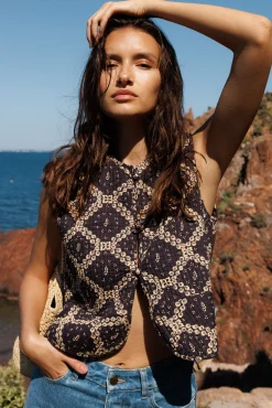 Ysé Gilet sans manches Dîner d'été^ Le Beachwear