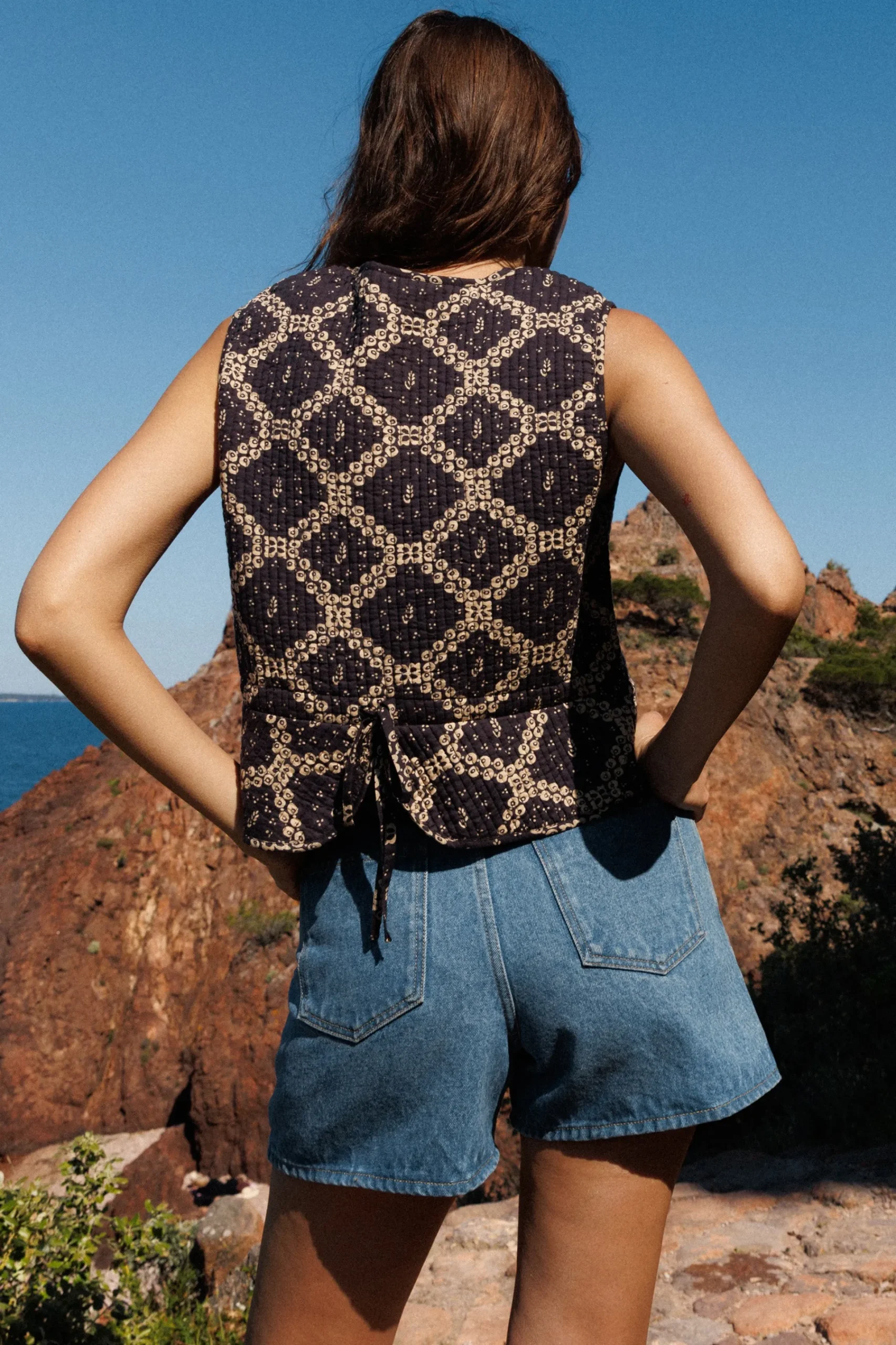 Ysé Gilet sans manches Dîner d'été^ Le Beachwear