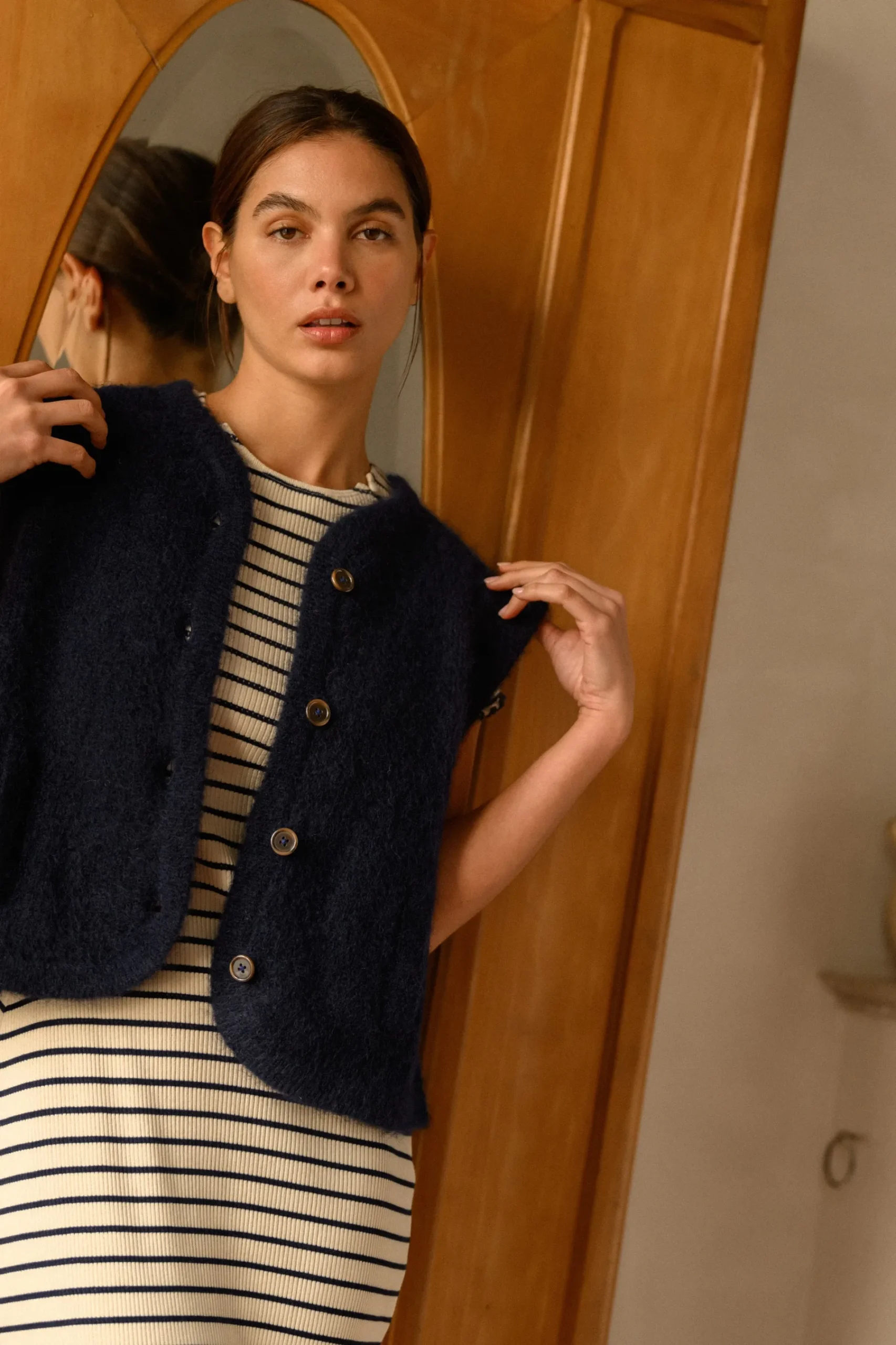 Ysé Gilet sans manches Vent frais^ Les Hauts|La Maille