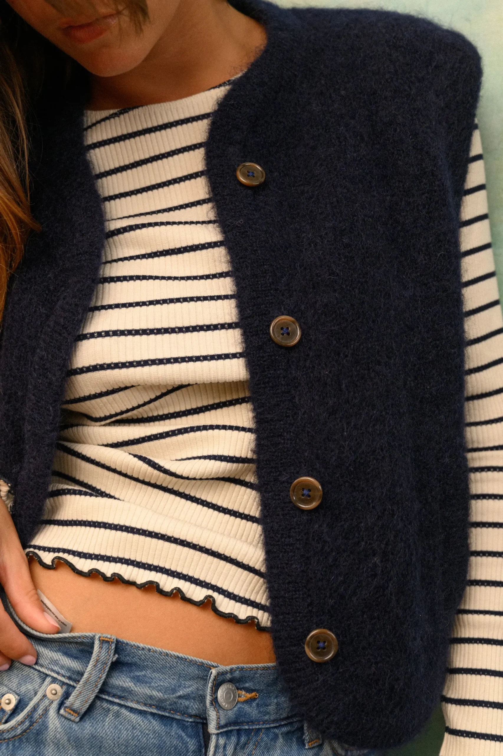 Ysé Gilet sans manches Vent frais^ Les Hauts|La Maille