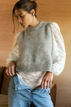 Ysé Pull sans manches Au coin du feu^ Les Hauts|La Maille