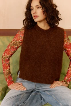 Ysé Pull sans manches Au coin du feu^ Les Hauts|La Maille