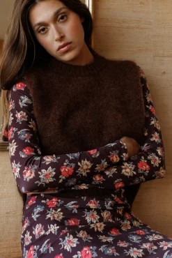 Ysé Pull sans manches Au coin du feu^ Les Hauts|La Maille