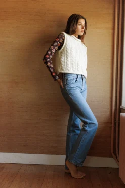 Ysé Pull sans manches Reflet d'or^ Les Hauts|La Maille