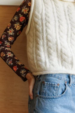 Ysé Pull sans manches Reflet d'or^ Les Hauts|La Maille