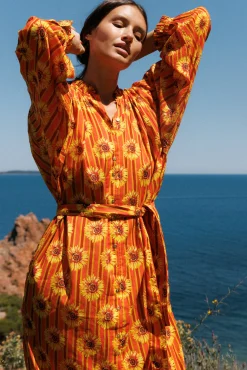 Ysé Robe longue Fleur du soleil^ Le Beachwear