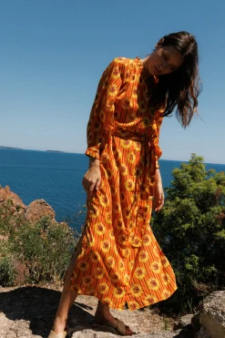 Ysé Robe longue Fleur du soleil^ Le Beachwear