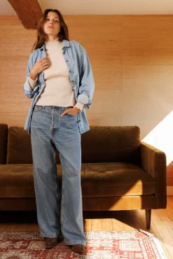 Ysé Top col montant Canopée dorée^ Les Hauts