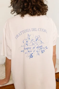 Ysé T-shirt long Trattoria del cuore^ Les Hauts